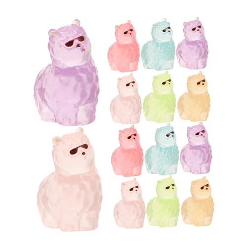 Luxshiny 18 Stück Teiliges Leuchtende Figuren aus Harz Dekoration für Mikrolandschaften DIY Zubehör und Tischdekoration Lustige Tierfiguren für Garten Aquarium und Auto Dashboard Luxshiny 18 Stück Teiliges Leuchtende Figuren aus Harz Dekoration für Mikrolandschaften DIY Zubehör und Tischdekoration Lustige Tierfiguren für Garten Aquarium und Auto Dashboard von Luxshiny