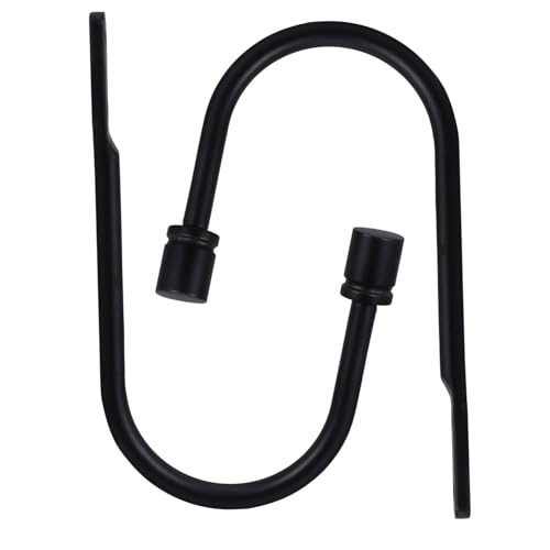 Luxshiny 1Paar U Form Wandhaken für Vorhänge Vorhang Raffhalter Vielseitige Wandanhänger Haken für Gardinen zu Installieren Design für Wohnzimmer und Schlafzimmer von Luxshiny