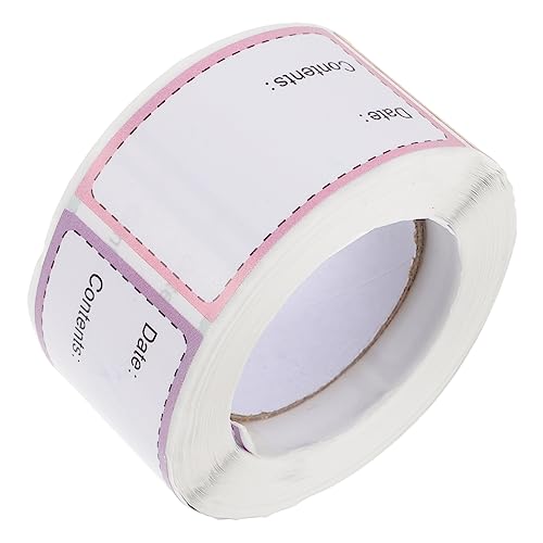 Luxshiny 1Rolle Lebensmittelaufkleber für Behälter mit Selbstklebenden Etiketten für Kühlschrank Gefrierfach Vorratslagerung Ablösbar Wiederverwendbar für Flaschen Luxshiny 1Rolle Lebensmittelaufkleber für Behälter mit Selbstklebenden Etiketten für Kühlschrank Gefrierfach Vorratslagerung Ablösbar Wiederverwendbar für Flaschen von Luxshiny