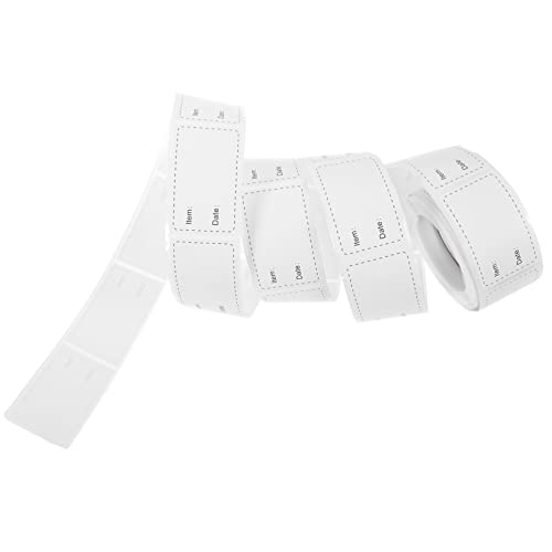 Luxshiny 1Rolle Lebensmitteldatenetiketten Selbstklebende Kühlschranketiketten für Aufbewahrung Ablösbare Etiketten zum Beschriften von Lebensmitteln Etiketten pro Rolle Luxshiny 1Rolle Lebensmitteldatenetiketten Selbstklebende Kühlschranketiketten für Aufbewahrung Ablösbare Etiketten zum Beschriften von Lebensmitteln Etiketten pro Rolle von Luxshiny