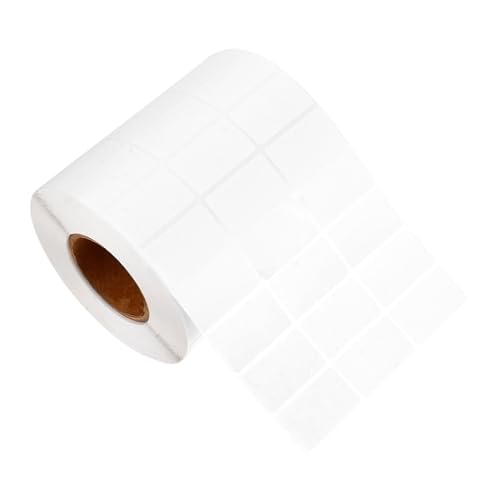 Luxshiny 1Rolle Leere Preisetiketten Selbstklebende Markierungsetiketten für Lebensmittel pro Rolle für Vorratsbehälter Einfache Beschriftung von Luxshiny