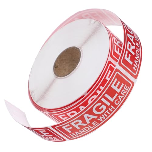 Luxshiny 1Rolle Selbstklebende Warnetiketten für Zerbrechliche Gegenstände Langlebig Rückstandsfrei für Versand Umzug Sorgen für Sichere Handhabung Luxshiny 1Rolle Selbstklebende Warnetiketten für Zerbrechliche Gegenstände Langlebig Rückstandsfrei für Versand Umzug Sorgen für Sichere Handhabung von Luxshiny