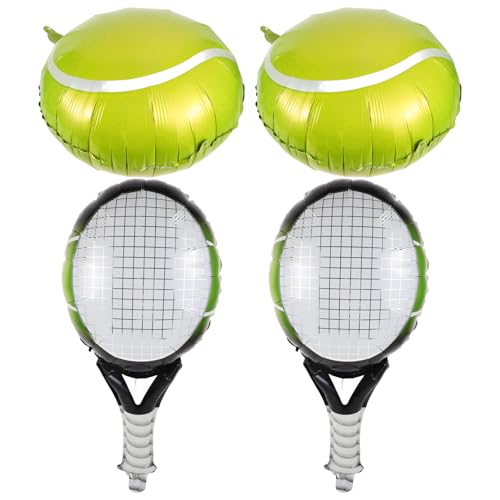Luxshiny 1Satz Tennisballons für Geburtstagsfeiern Teiliges mit Aufblasbaren Ballons und Design für Sport Motto Feiern und Dekoration von Luxshiny