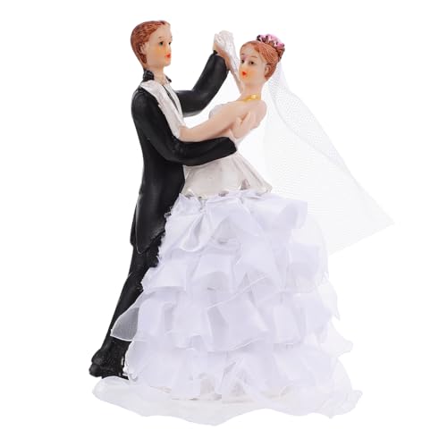Luxshiny 1Stück Kuchenfigur Hochzeitsfeier Hochzeitstorte Tortenaufsatz Niedliches Design Cake Topper für Feierlichkeiten Langlebig und Vielseitig Einsetzbar von Luxshiny
