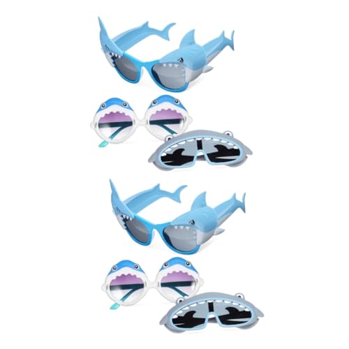 Luxshiny 2 Sätze Hai-brille Hai-sonnenbrille Lustige Brille Für Party Sonnenbrillen Partybrille Brille Lustig Lustige Brille Kindersonnenbrille Groß Bunt Pvc 3 Paar * 2 Luxshiny 2 Sätze Hai-brille Hai-sonnenbrille Lustige Brille Für Party Sonnenbrillen Partybrille Brille Lustig Lustige Brille Kindersonnenbrille Groß Bunt Pvc 3 Paar * 2 von Luxshiny