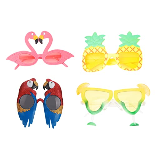 Luxshiny 2 Sätze Teiliges Partybrillen Mit Flamingo Ananas Und Papagei Lustige Sonnenbrillen Für Erwachsene Foto Requisiten Für Tropische Sommerpartys Und Outdoor Aktivitäten 4 Stück * 2 Luxshiny 2 Sätze Teiliges Partybrillen Mit Flamingo Ananas Und Papagei Lustige Sonnenbrillen Für Erwachsene Foto Requisiten Für Tropische Sommerpartys Und Outdoor Aktivitäten 4 Stück * 2 von Luxshiny