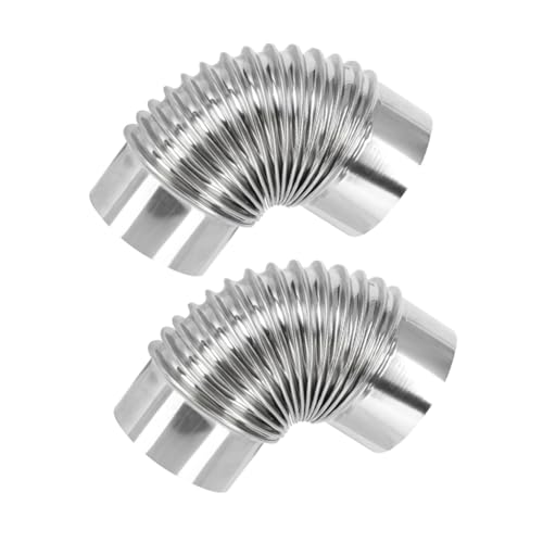 Luxshiny 2 Stück Auspuff Rauchrohr Zeltkaminrohr Aus Edelstahl Verlängerter Schornstein Für Ofen Kaminrohr-adapter-winkelstück Kaminofenrohr Für Stabilität Ofenrohre Rostfreier Stahl Silber Luxshiny 2 Stück Auspuff Rauchrohr Zeltkaminrohr Aus Edelstahl Verlängerter Schornstein Für Ofen Kaminrohr-adapter-winkelstück Kaminofenrohr Für Stabilität Ofenrohre Rostfreier Stahl Silber von Luxshiny
