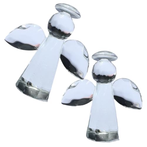 Luxshiny 2 Stück Dekorative Glasfigur Teiliges für Tisch und Büro Eleganter für Balkon und Schlafzimmer Langlebiges Glasmaterial Luxshiny 2 Stück Dekorative Glasfigur Teiliges für Tisch und Büro Eleganter für Balkon und Schlafzimmer Langlebiges Glasmaterial von Luxshiny