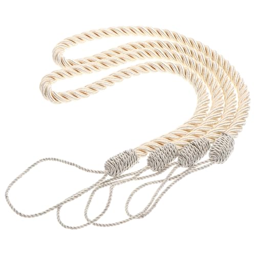 Luxshiny 2 Stück Einfache Vorhangraffhalter Kreative Vorhangbänder aus Hochwertigem Material für Fensterdekoration im Wohn und Schlafzimmer DIY Vorhangtieback Beige Luxshiny 2 Stück Einfache Vorhangraffhalter Kreative Vorhangbänder aus Hochwertigem Material für Fensterdekoration im Wohn und Schlafzimmer DIY Vorhangtieback Beige von Luxshiny