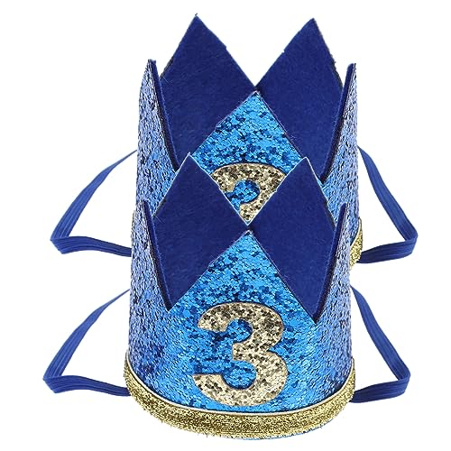 Luxshiny 2 Stück Geburtstagskrone Funktionsfähige Partyhüte für Ersten Geburtstag Wunderschönes Design für Jungen und Mädchen Hochwertige Sichere Materialien für Kindergeburtstagsfeiern und Luxshiny 2 Stück Geburtstagskrone Funktionsfähige Partyhüte für Ersten Geburtstag Wunderschönes Design für Jungen und Mädchen Hochwertige Sichere Materialien für Kindergeburtstagsfeiern und von Luxshiny