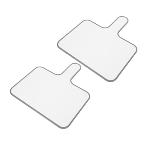 Luxshiny 2 Stück Handheld Whiteboard Doppelseitiges Schreibbrett Tragbare Antworttafel für Spiele und Interaktionen Abwischbar für Wettbewerbe und Abstimmungen von Luxshiny