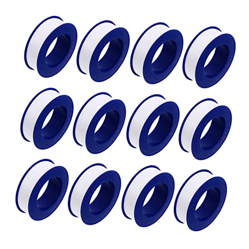 Luxshiny 20 Stück Dichtungsband Hochtemperatur Teflonband Wasserdichtes Klebeband für Rohrverbindungen für Sanitäranwendungen und Tägliche Luxshiny 20 Stück Dichtungsband Hochtemperatur Teflonband Wasserdichtes Klebeband für Rohrverbindungen für Sanitäranwendungen und Tägliche von Luxshiny