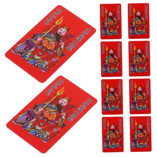 Luxshiny 20 Stück Taisui Amulet Karten für Glück Reichtum und Schutz im Jahr der Schlange Chinesische Glücksbringer für und von Luxshiny