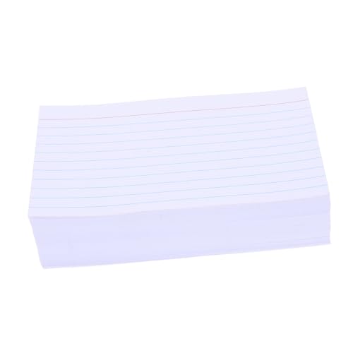 Luxshiny 200 Stück Karteikarte Lehrer Notizpolster Krankenpflegeschulennotizen Büro Karteikarten Linierte Karteikarten Notizkarten Leer Wortnotizkarten Papier Luxshiny 200 Stück Karteikarte Lehrer Notizpolster Krankenpflegeschulennotizen Büro Karteikarten Linierte Karteikarten Notizkarten Leer Wortnotizkarten Papier von Luxshiny