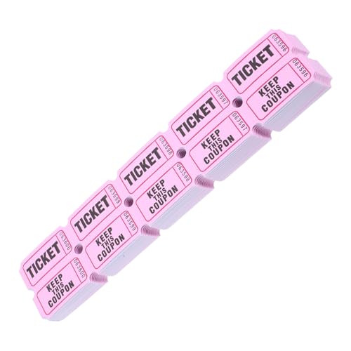 Luxshiny 200 Stück Lose Doppelrollen Lose Spendentickets für Karneval Halloween Klassenbelohnungen Einfach zu Verteilen Attraktives Design Luxshiny 200 Stück Lose Doppelrollen Lose Spendentickets für Karneval Halloween Klassenbelohnungen Einfach zu Verteilen Attraktives Design von Luxshiny