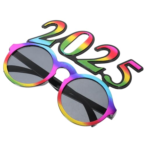 Luxshiny 2025-Brille Glitzer-Weihnachtsbrille 2025-Zahlenbrille Silvester-Brillengestelle Ausgefallene Lustige Sonnenbrille 2025-Silvesterparty- -Requisiten Luxshiny 2025-Brille Glitzer-Weihnachtsbrille 2025-Zahlenbrille Silvester-Brillengestelle Ausgefallene Lustige Sonnenbrille 2025-Silvesterparty- -Requisiten von Luxshiny