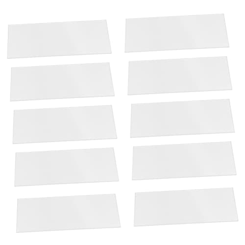 Luxshiny 20Stücke Sitzkarten Blanko für Hochzeiten DIY Platzkarten Wiederverwendbar Langlebig Transparent Kreative Tischdekoration für Gäste Praktische Reservierungsschilder Luxshiny 20Stücke Sitzkarten Blanko für Hochzeiten DIY Platzkarten Wiederverwendbar Langlebig Transparent Kreative Tischdekoration für Gäste Praktische Reservierungsschilder von Luxshiny