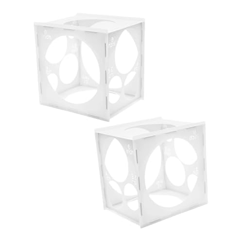 Luxshiny 2Er-Packung Ballonmessbox Ballonfüllwerkzeug Ballonstürmer Messwerkzeug für Ballongröße Ballonmaßwerkzeug elektronischer Messlöffel Ballonhilfsmittel Ballongrößenwürfel PVC Weiß Luxshiny 2Er-Packung Ballonmessbox Ballonfüllwerkzeug Ballonstürmer Messwerkzeug für Ballongröße Ballonmaßwerkzeug elektronischer Messlöffel Ballonhilfsmittel Ballongrößenwürfel PVC Weiß von Luxshiny