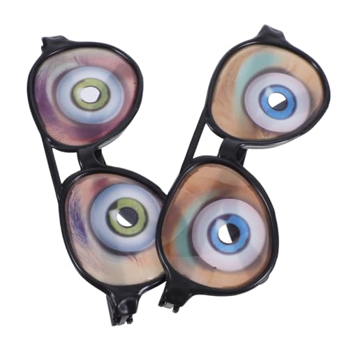 Luxshiny 2Stücke Halloween Brillen Lustige Verkleidungsbrillen für Partys Witzige Maskenball Requisiten Accessoires für Unvergessliche Fotos und Halloween von Luxshiny