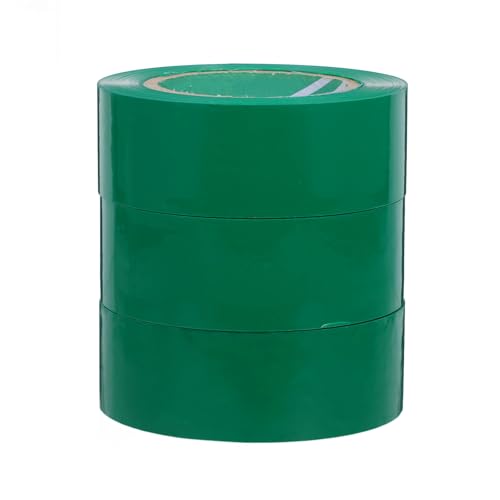 Luxshiny 3 Rollen Verpackungsband Grün Hochwertiges Klebeband für Versand und Umzug Stark Haftend für Diverse Verpackungsbedürfnisse von Luxshiny