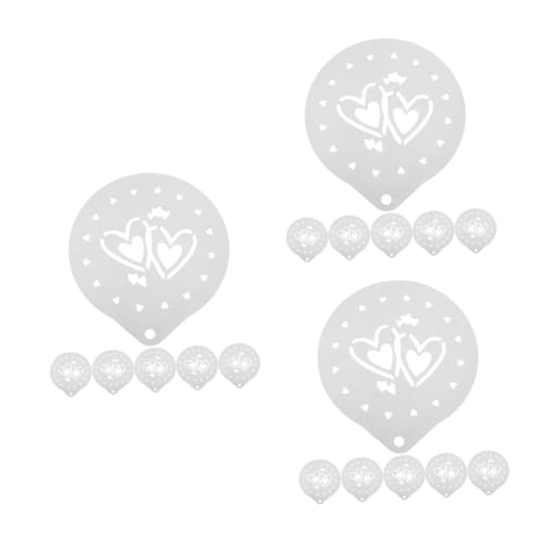 Luxshiny 3 Sätze Teiliges Muttertags Backschablonen Aus Pet Kaffeekunst Verzierung Schablonen Für Kuchen Kekse Zu Verwenden Präzise Details Für Kreative Diy 6 Stücke * 3 Luxshiny 3 Sätze Teiliges Muttertags Backschablonen Aus Pet Kaffeekunst Verzierung Schablonen Für Kuchen Kekse Zu Verwenden Präzise Details Für Kreative Diy 6 Stücke * 3 von Luxshiny