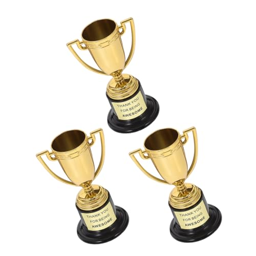 Luxshiny 3 Stück kleine Trophäe Auszeichnungen Fußball Trophäe für Mini-Taschenlampen Masse Zappelspielzeug Masse Trophäenbasis Golf-Trophäen vergeben Plastik Golden Wiederverwendbar Luxshiny 3 Stück kleine Trophäe Auszeichnungen Fußball Trophäe für Mini-Taschenlampen Masse Zappelspielzeug Masse Trophäenbasis Golf-Trophäen vergeben Plastik Golden Wiederverwendbar von Luxshiny