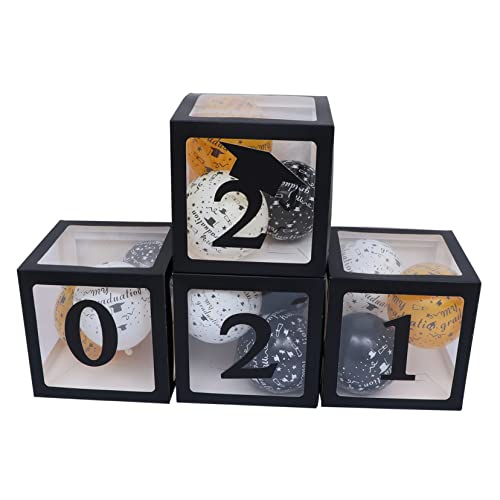 Luxshiny 4 Stück Abschlussfeier Luftballonbox Set Teiliges Set mit Bunten Luftballons für Kreative Dekoration zur Graduierung Unvergessliche Feiern und Fotos Luxshiny 4 Stück Abschlussfeier Luftballonbox Set Teiliges Set mit Bunten Luftballons für Kreative Dekoration zur Graduierung Unvergessliche Feiern und Fotos von Luxshiny