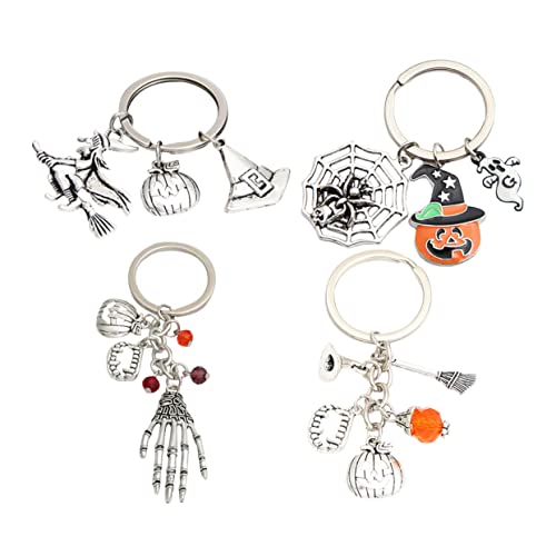 Luxshiny 4 Stück Kürbis Hexenschlüsselkette Halloween mitbringsel Halloween Dekoration Schlüsselanhänger mit Besenhut-Anhänger Gotischer Schlüsselbund Cooler Schlüsselanhänger für Männer Luxshiny 4 Stück Kürbis Hexenschlüsselkette Halloween mitbringsel Halloween Dekoration Schlüsselanhänger mit Besenhut-Anhänger Gotischer Schlüsselbund Cooler Schlüsselanhänger für Männer von Luxshiny