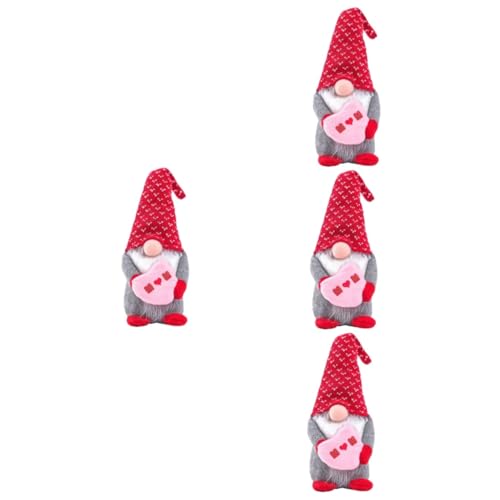Luxshiny 4 Stück Lustiger GNOME ohne Gesicht für Muttertag Dekorative Puppe aus Tischdekoration für Feste und Unvergessliche Fotos Freunden Herzumschlag Rudolph Luxshiny 4 Stück Lustiger GNOME ohne Gesicht für Muttertag Dekorative Puppe aus Tischdekoration für Feste und Unvergessliche Fotos Freunden Herzumschlag Rudolph von Luxshiny