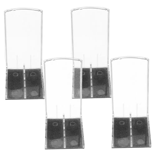 Luxshiny 4 Stück Supermarkt-produkthalter Regalträgerplatte Klarer Magnetischer Präsentationsständer Klare Display-staffelei Staffeleiständer Aus Kunststoff Displayrahmen Aus Kunststoff Abs von Luxshiny