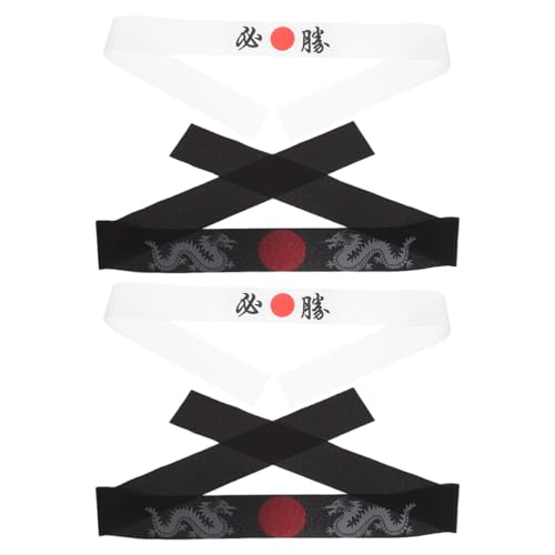 Luxshiny 4 Stück Japanisches Ninja Karate Stirnband Verstellbar Flexible Größe Japanische Kopfbedeckung für Kinder Koch und Sportzubehör Luxshiny 4 Stück Japanisches Ninja Karate Stirnband Verstellbar Flexible Größe Japanische Kopfbedeckung für Kinder Koch und Sportzubehör von Luxshiny