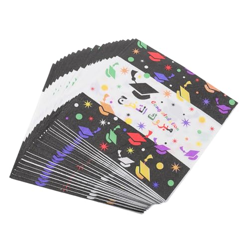 Luxshiny 40 Stück Bedruckte Servietten zarte Serviettendekore Partyzubehör Grad-Servietten Glückwunsch Servietten für die Abschlusssaison Servietten für Abschlussfeiern Papier Luxshiny 40 Stück Bedruckte Servietten zarte Serviettendekore Partyzubehör Grad-Servietten Glückwunsch Servietten für die Abschlusssaison Servietten für Abschlussfeiern Papier von Luxshiny