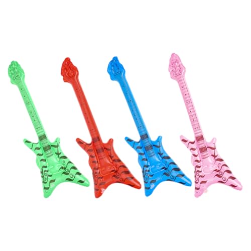 Luxshiny 4Er Set Aufblasbare Rock Musik instrumente gitarre Trolle-Partydekorationen sprengen gefälschte Luftballons Mikrofon aufblasen aufblasbare Musikinstrumente PVC Luxshiny 4Er Set Aufblasbare Rock Musik instrumente gitarre Trolle-Partydekorationen sprengen gefälschte Luftballons Mikrofon aufblasen aufblasbare Musikinstrumente PVC von Luxshiny