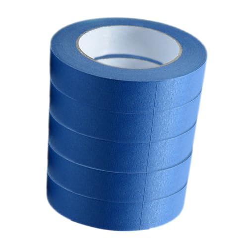 Luxshiny 5 Rollen Wandklebeband Farbband Für Wände Selbstgemachtes Abklebeband Malerbänder Beschriftungsbänder Abdeckband Für Bastelarbeiten Diy Bastelbänder Dekoratives Klebeband Blau von Luxshiny