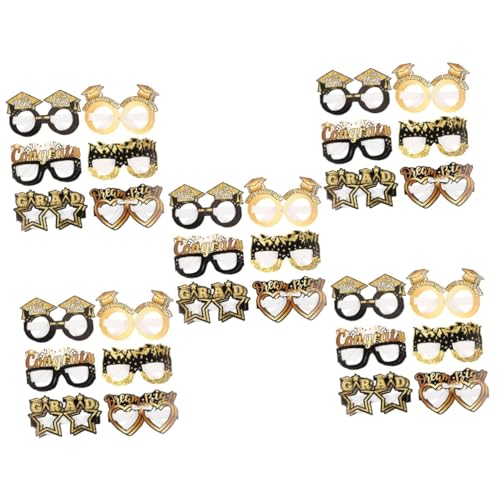 Luxshiny 5 Sätze Papierbrillen Für Abschlussfeiern Lustige Foto Requisiten Für Abschlussfeier Partybedarf Für Unvergessliche Erinnerungen Mit Klassenkameraden 12 Stück * 5 Luxshiny 5 Sätze Papierbrillen Für Abschlussfeiern Lustige Foto Requisiten Für Abschlussfeier Partybedarf Für Unvergessliche Erinnerungen Mit Klassenkameraden 12 Stück * 5 von Luxshiny