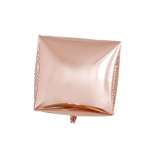 Luxshiny 5 Stück Aluminium Folienballons Roségold Dekoration für Hochzeit Festivals Kinderfeiern Wiederverwendbare Luftballons für Unvergessliche Events von Luxshiny