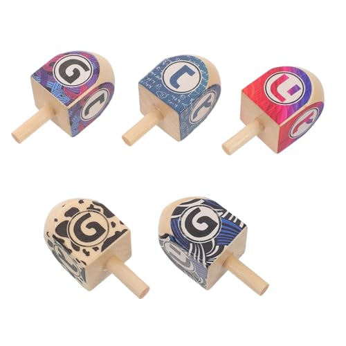 Luxshiny 5 Stück Gyro -Handles Hanukkah -Handwerksideen hölzernen Dreidels für Kinderhandwerk Dreidels für Urlaubshandwerk Hanukka -Familienaktivitäten Hanukka Top Holz Luxshiny 5 Stück Gyro -Handles Hanukkah -Handwerksideen hölzernen Dreidels für Kinderhandwerk Dreidels für Urlaubshandwerk Hanukka -Familienaktivitäten Hanukka Top Holz von Luxshiny