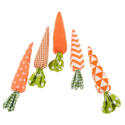 Luxshiny 5 Stück Teiliges Künstliche Karotten für Ostern Rustikale Tischdekoration Etagere und Frühlingsfeiern Weiche Detailreiche Gestaltung Luxshiny 5 Stück Teiliges Künstliche Karotten für Ostern Rustikale Tischdekoration Etagere und Frühlingsfeiern Weiche Detailreiche Gestaltung von Luxshiny