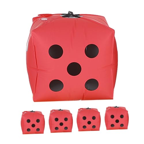 Luxshiny 5 Stück Würfel Ballon Würfelfolienballon Folienwürfelballons quadratische Folienballons Partydekorationsballon Ballondekoration Gaming-Ballons Aluminiumfolie rot Luxshiny 5 Stück Würfel Ballon Würfelfolienballon Folienwürfelballons quadratische Folienballons Partydekorationsballon Ballondekoration Gaming-Ballons Aluminiumfolie rot von Luxshiny