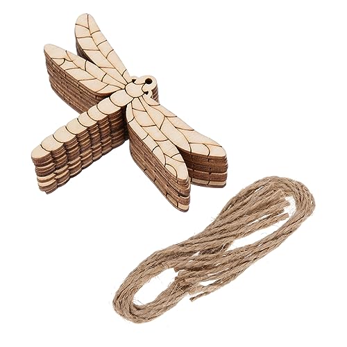 Luxshiny 50 Sätze Unfertige Holzscheiben Diy Bastelholzstücke für Kreative Projekte Glatte Oberflächen für Zeichnungen und Designs für Wand und Wohnraumdekorationen von Luxshiny