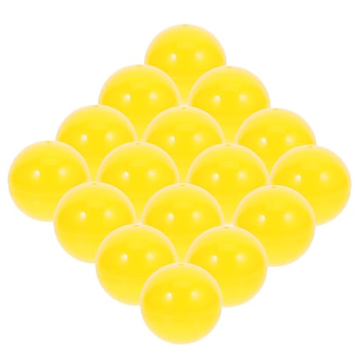 Luxshiny 50 Stück Lotteriekugel Zahlenball Bingo-Käfigbälle tischtennisplatten Tischtennis bälle Bier Gummi interessante Spielbälle Nahtlose Plastikbälle hohl Preis- Fass von Luxshiny