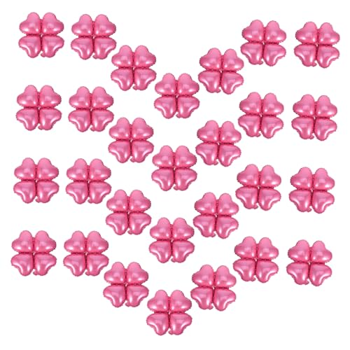Luxshiny 50 Stück Vierblättrige Herz Folienballons Dekoration für Valentinstag Geburtstagsfeiern Hochzeiten und Jubiläen Kreative und Auffällige Luxshiny 50 Stück Vierblättrige Herz Folienballons Dekoration für Valentinstag Geburtstagsfeiern Hochzeiten und Jubiläen Kreative und Auffällige von Luxshiny
