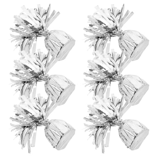 Luxshiny 6 Stück Ballon Gewichte Stabile für Hochzeiten Partys und Feiertagsveranstaltungen Stilvolle Benutzerfreundliche und Vielseitige Silber Luxshiny 6 Stück Ballon Gewichte Stabile für Hochzeiten Partys und Feiertagsveranstaltungen Stilvolle Benutzerfreundliche und Vielseitige Silber von Luxshiny