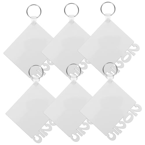 Luxshiny 6 Stück Sublimations Schlüsselanhänger Diy Fotorahmen für Abschlussfeier Kreative Bastelprojekte Personalisierbar Souvenir für Dekorationen Luxshiny 6 Stück Sublimations Schlüsselanhänger Diy Fotorahmen für Abschlussfeier Kreative Bastelprojekte Personalisierbar Souvenir für Dekorationen von Luxshiny