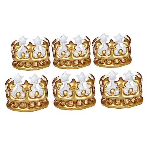 Luxshiny 6 Stück Teiliges Aufblasbare für Geburtstagsfeiern PVC Kostümzubehör für Karneval und Bühnenaufführungen für Fotoshootings und Besondere Anlässe von Luxshiny