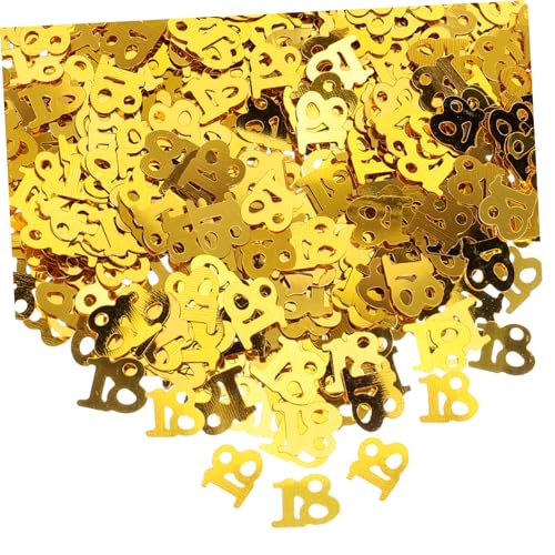 Luxshiny 600 Stück Konfetti Geburtstag glitzern Feierlichkeiten aufdecken Junge Geburtstagsdekorationen Party Sträusel Geburtstagsglitzer Golden Luxshiny 600 Stück Konfetti Geburtstag glitzern Feierlichkeiten aufdecken Junge Geburtstagsdekorationen Party Sträusel Geburtstagsglitzer Golden von Luxshiny