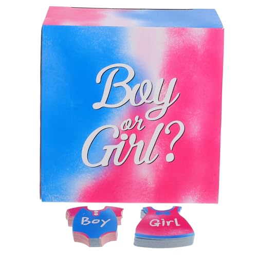 Luxshiny 61 STK. Teiliges Geschlecht Enthüllungsspiel mit Abstimmungskarten Interaktive für Jungen oder Mädchen Gender Reveal und Babyparty Dekorationen Luxshiny 61 STK. Teiliges Geschlecht Enthüllungsspiel mit Abstimmungskarten Interaktive für Jungen oder Mädchen Gender Reveal und Babyparty Dekorationen von Luxshiny