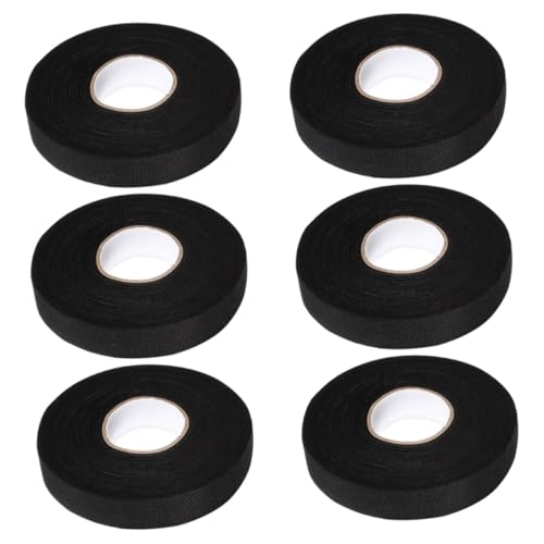 Luxshiny 6Rollen Hochtemperatur Kabelbaumband Pack Selbstklebendes Klebeband für Kabelbaum Wickelung Rauschunterdrückung Temperaturbeständig für Autos Maschinen Luxshiny 6Rollen Hochtemperatur Kabelbaumband Pack Selbstklebendes Klebeband für Kabelbaum Wickelung Rauschunterdrückung Temperaturbeständig für Autos Maschinen von Luxshiny