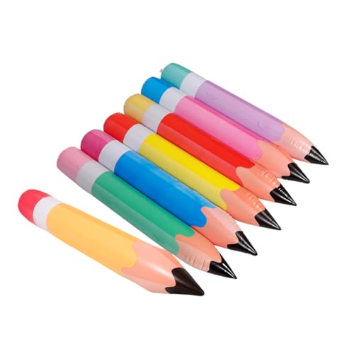 Luxshiny 7 Stück Aufblasbarer Bleistift Bleistiftdekore Riese Buntstift Bleistift Aufblasbar Großes Bleistiftspielzeug Zurück Zum Schulballon Zurück Zur Schule Requisiten Pvc Luxshiny 7 Stück Aufblasbarer Bleistift Bleistiftdekore Riese Buntstift Bleistift Aufblasbar Großes Bleistiftspielzeug Zurück Zum Schulballon Zurück Zur Schule Requisiten Pvc von Luxshiny