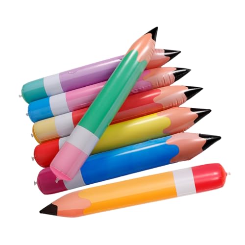 Luxshiny 7 Stück Aufblasbarer Bleistift Riesige Bleistiftstütze Zurück Zum Schulballon Partyballons Kindergarten Ballons Aufblasbare Bleistifte, Jumbo-dekorationen Buntstifte Aufblasen Pvc Luxshiny 7 Stück Aufblasbarer Bleistift Riesige Bleistiftstütze Zurück Zum Schulballon Partyballons Kindergarten Ballons Aufblasbare Bleistifte, Jumbo-dekorationen Buntstifte Aufblasen Pvc von Luxshiny